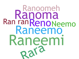 उपनाम - Raneem