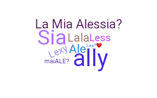 उपनाम - ALESSIA