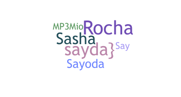 उपनाम - Sayda