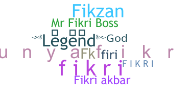 उपनाम - Fikri