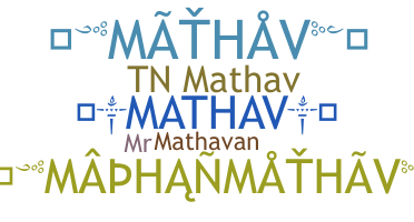 उपनाम - Mathav