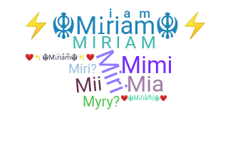 उपनाम - Miriam