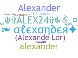 उपनाम - Alexander24