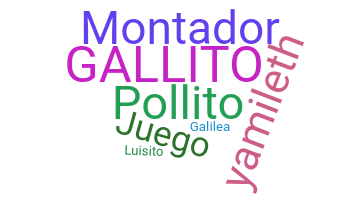 उपनाम - Gallito