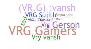 उपनाम - VRG