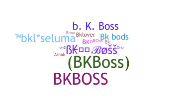 उपनाम - Bkboss