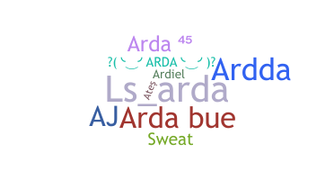 उपनाम - arda