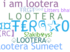 उपनाम - lootera