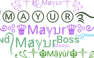 उपनाम - Mayur