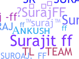 उपनाम - SurajFF