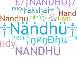 उपनाम - Nandhu