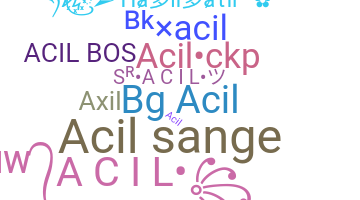 उपनाम - ACil