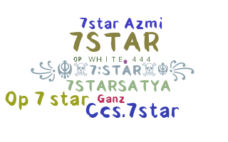 उपनाम - 7star