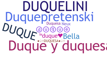 उपनाम - Duque