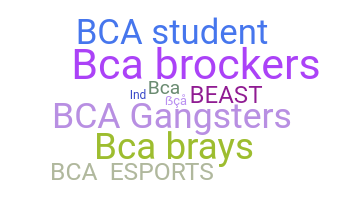 उपनाम - BCA
