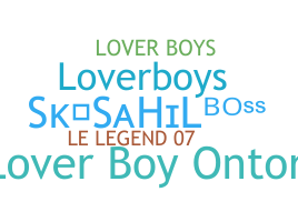 उपनाम - loverboys