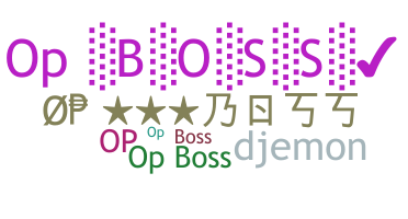 उपनाम - OpBOSS