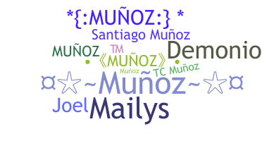 उपनाम - Munoz