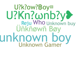 उपनाम - UnknownBoy