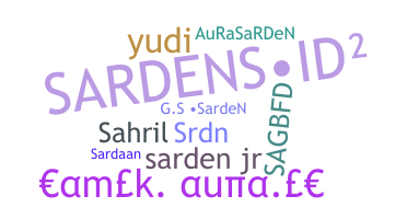 उपनाम - Sarden