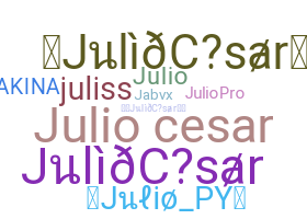 उपनाम - JulioCesar