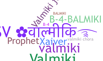 उपनाम - Balmiki