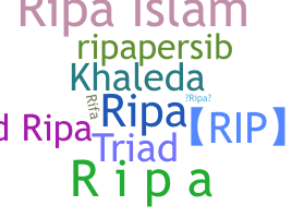 उपनाम - ripa