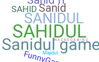 उपनाम - Sanidul