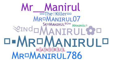 उपनाम - manirul