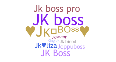 उपनाम - JkBoss