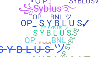 उपनाम - Syblus