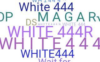 उपनाम - WHITE4444