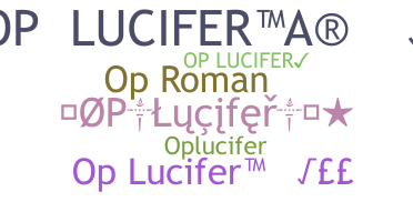 उपनाम - oPlucifer