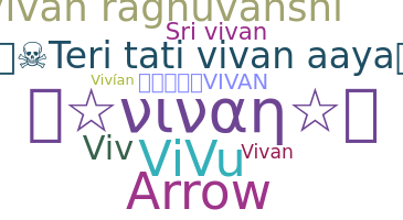 उपनाम - vivan