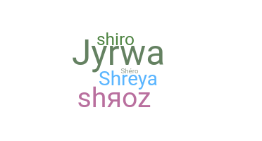 उपनाम - Shro