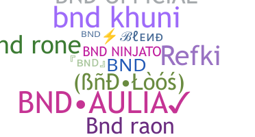 उपनाम - BND