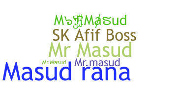 उपनाम - MRMasud