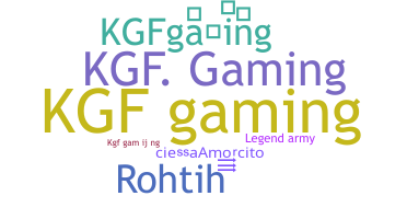 उपनाम - KGFgaming