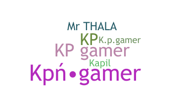 उपनाम - Kpgamer