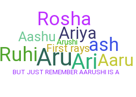 उपनाम - aarushi