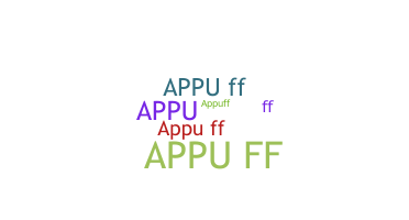 उपनाम - AppuFF
