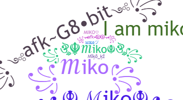 उपनाम - miko