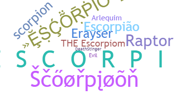 उपनाम - escorpion