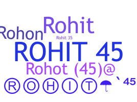 उपनाम - Rohit45
