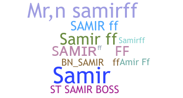 उपनाम - SAMIRFF