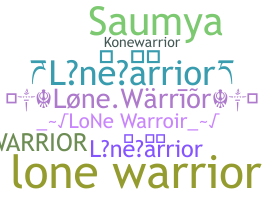 उपनाम - lonewarrior