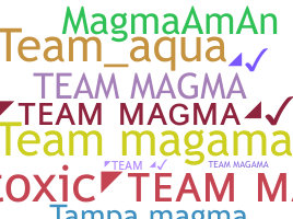 उपनाम - teammagma