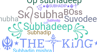 उपनाम - Subhadeep