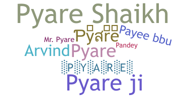उपनाम - pyare