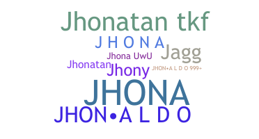 उपनाम - Jhona